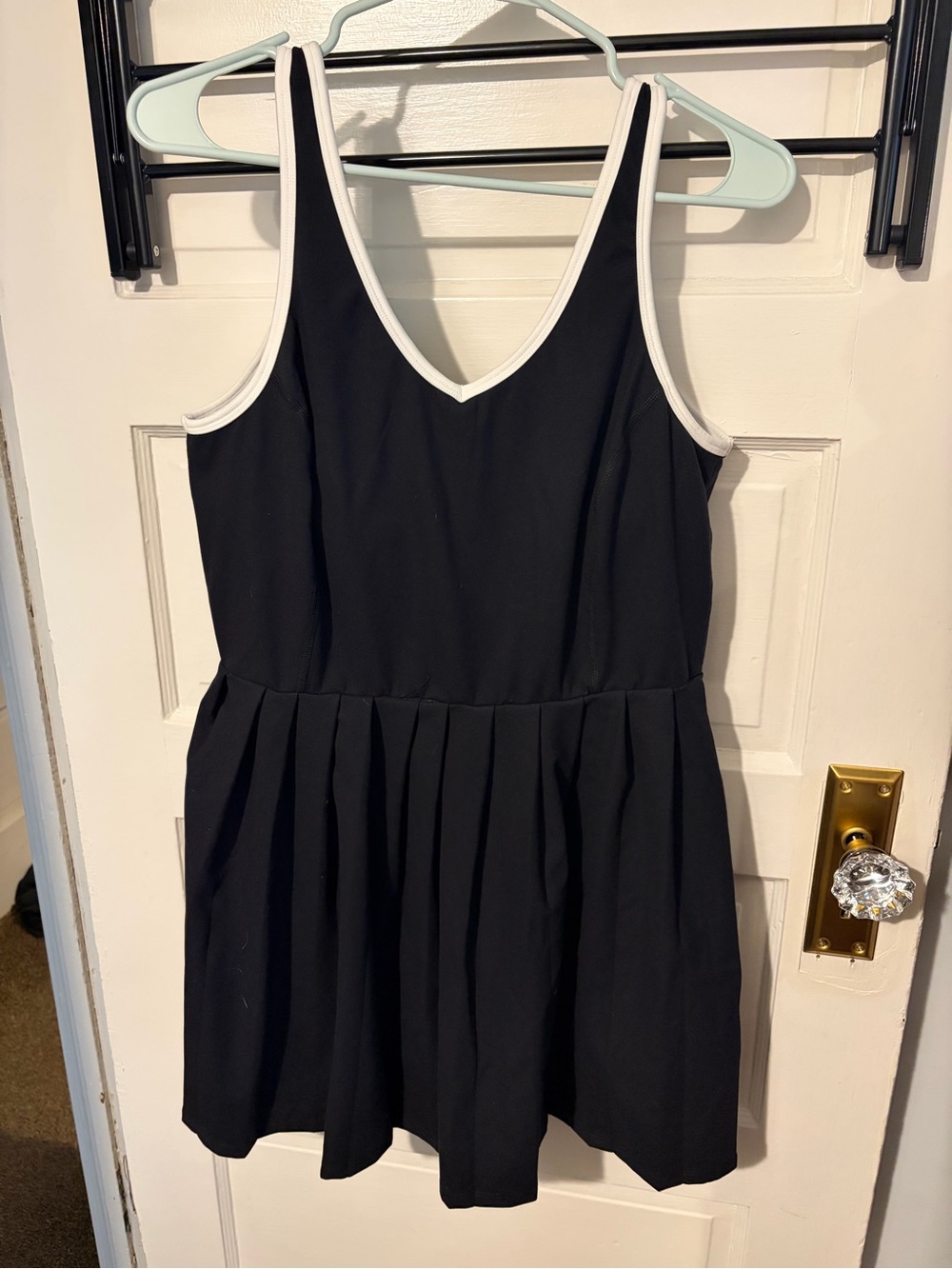 Black Pickle Ball Dress with Built in Bra and Skort (with pockets)